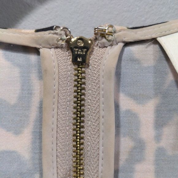 Kate Spade Womens Autumn Leopard Mini Dress Size 0 Brown Ponte Knit Fit Flare - Picture 4 of 13